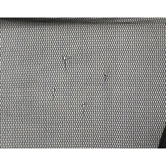 DKNY Tank Top Semi Sheer Halter Women Size S-M Black Mesh Panels Front Back - Picture 7 of 8